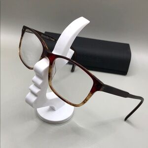 Michael Ryen MR 215 C2 Eyeglasses Port Whiskey Rectangular
